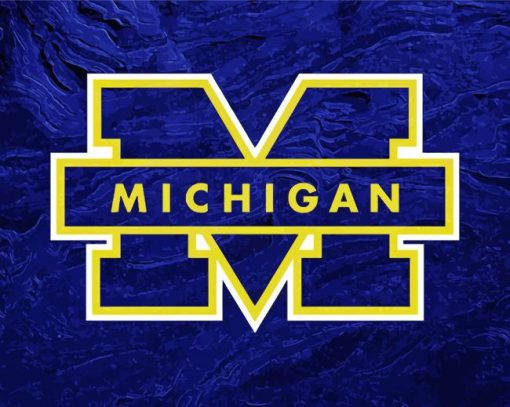 Aesthetic Michigan Wolverines Diamond Painting