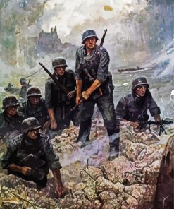 Aesthetic Military WW2 Diamond Paintings