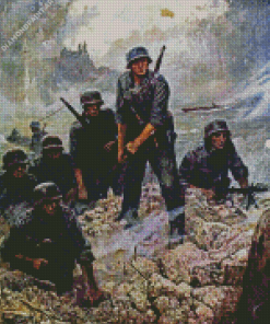 Aesthetic Military WW2 Diamond Paintings