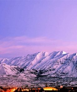 Aesthetic Mount Timpanogos Diamond Painting