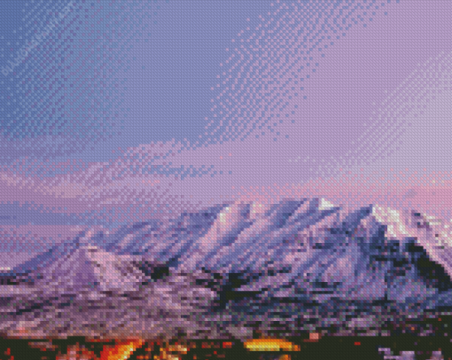 Aesthetic Mount Timpanogos Diamond Painting