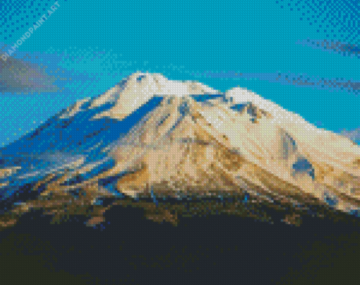 Aesthetic Mt Shasta Art Diamond Painting