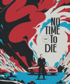 Aesthetic No Time To Die Illustration Diamond Painting