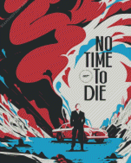 Aesthetic No Time To Die Illustration Diamond Painting