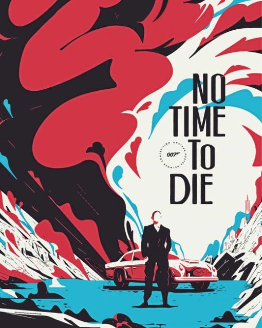 Aesthetic No Time To Die Illustration Diamond Painting