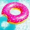 Aesthetic Pink Donut In Pool Diamond Paintings