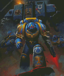 Aesthetic Space Marine Diamond Painting