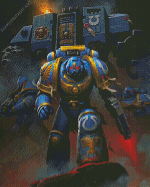 Aesthetic Space Marine Diamond Painting