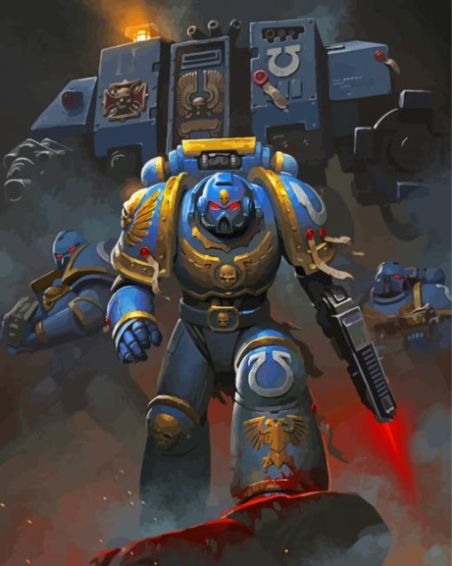 Aesthetic Space Marine Diamond Painting