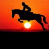 Aesthetic Sunset Horse Diamond Painting