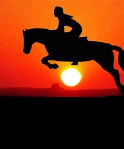 Aesthetic Sunset Horse Diamond Painting