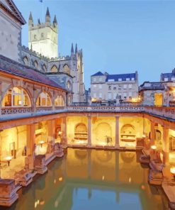 Aesthetic The Roman Baths Diamond Painting