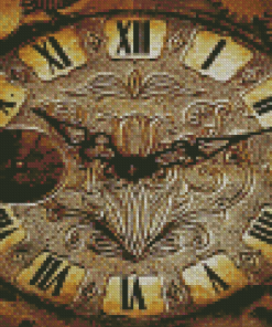 Aesthetic Vintage Clock Diamond Painting