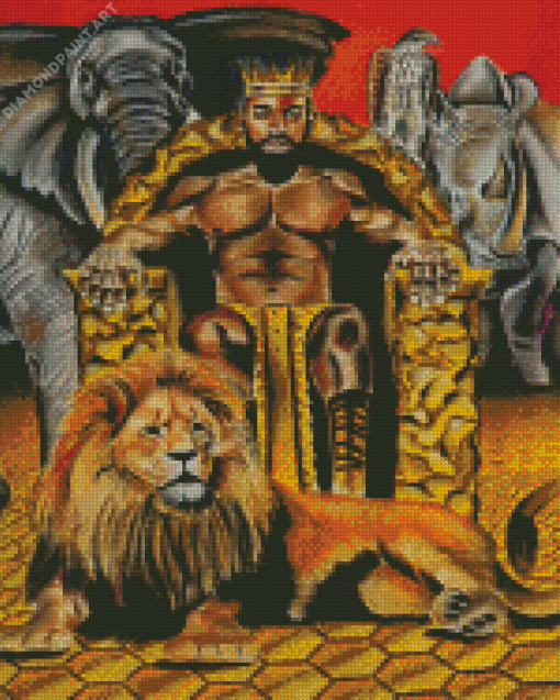 Aesthetic African King Diamond Painting