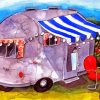 Aesthetic Airstream Illustration Diamond Painting