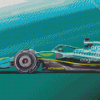 Aesthetic Aston Martin F1 Illustration Diamond Painting