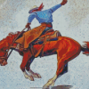 Aesthetic Bucking Bronco Diamond Painting