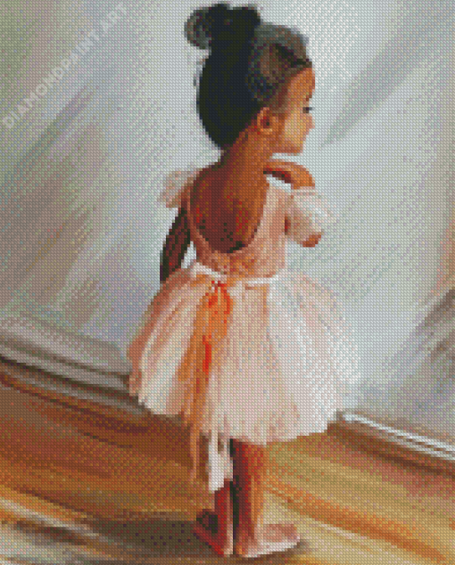 Aesthetic Cute Little Ballerina Diamond Painting