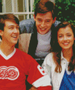 Aesthetic Ferris Bueller Movie Characters Diamond Painting