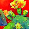 Aesthetic Flowers On Cactuses Diamond Painting