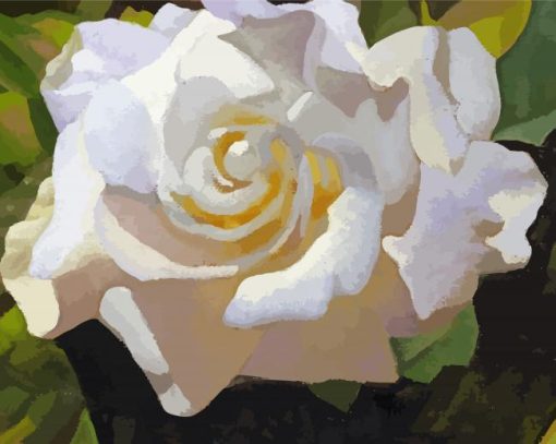 Aesthetic Gardenia Flower Art Diamond Painting