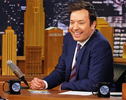 Aesthetic Jimmy Fallon Diamond Painting