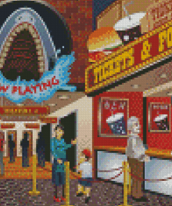 Aesthetic Movie Theater Diamond Paintings