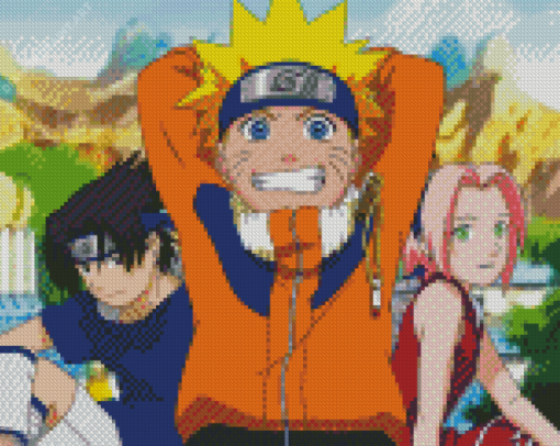 Aesthetic Naruto Team Diamond Painting