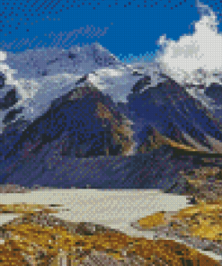 Aesthetic Southern Alps Diamond Painting