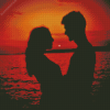 Aesthetic Sunset Couple Diamond Painting