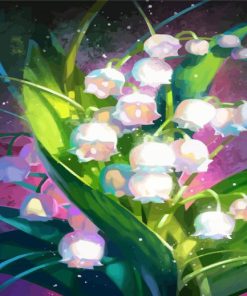 Aesthetic Lily Of The Valley Diamond Paintings