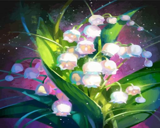 Aesthetic Lily Of The Valley Diamond Paintings