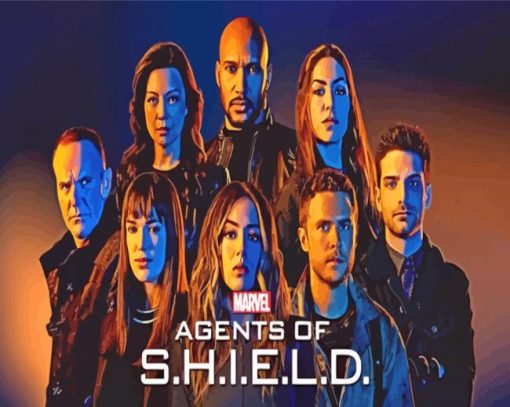 Agents Of Shield Poster Diamond Painting