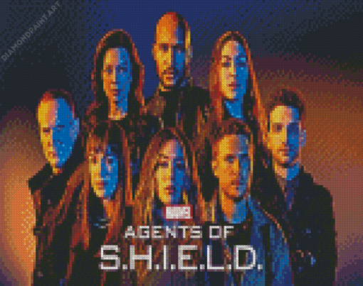 Agents Of Shield Poster Diamond Painting