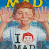 Alfred E Neuman Mad Magazine Poster Diamond Painting