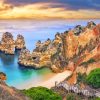 Algarve Beach At Sunset Diamond Painting