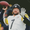 American Football Quarterback Ben Roethlisberger Diamond Painting