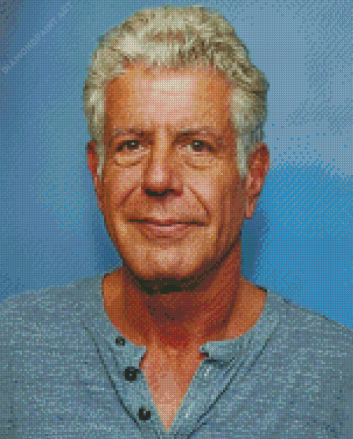 Anthony Bourdain Diamond Painting