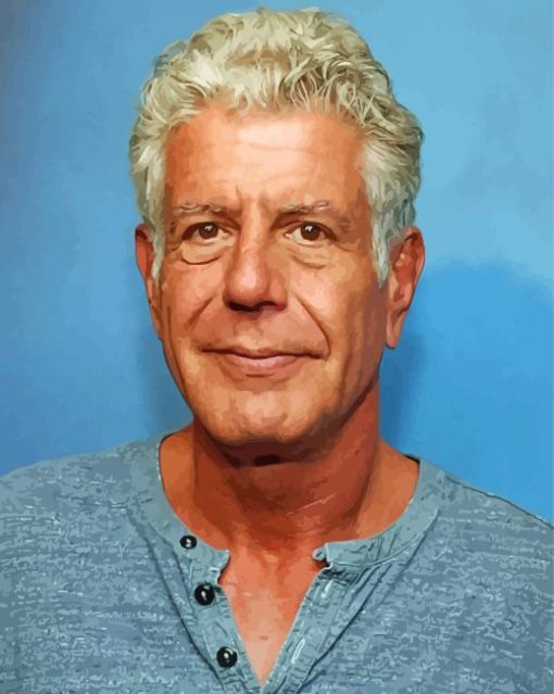 Anthony Bourdain Diamond Painting