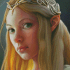 Beautiful Lord Of The Rings Elf Diamond Painting