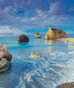 Beautiful Landscape Aphrodites Rock Diamond Painting