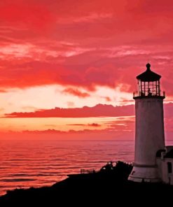 Beautiful View In North Head Lighthouse Diamond Paintings