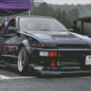 Black Toyota AE86 Diamond Paintings