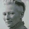 Black And White Tilda Swinton Diamond Paintings