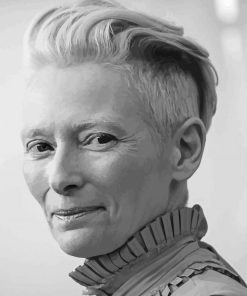 Black And White Tilda Swinton Diamond Paintings