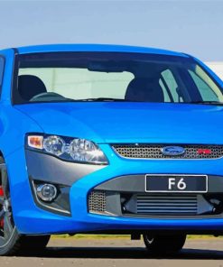 Blue Ford F6 Car Diamond Painting