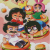 Bobs Burgers Illustration Diamond Painting