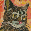 Collage Mosaic Cat Diamond Painting