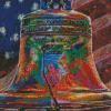 Colorful Liberty Bell Diamond Painting