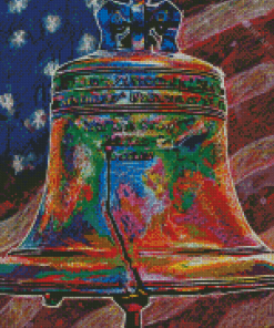 Colorful Liberty Bell Diamond Painting